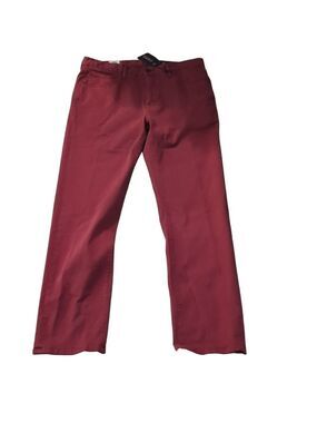 Roark Hwy 128 5 Pocket Maroon Straight Fit Jeans Size 36